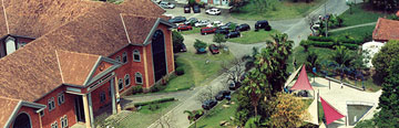 Imagem superior do campus da Fiocruz, em Manguinhos