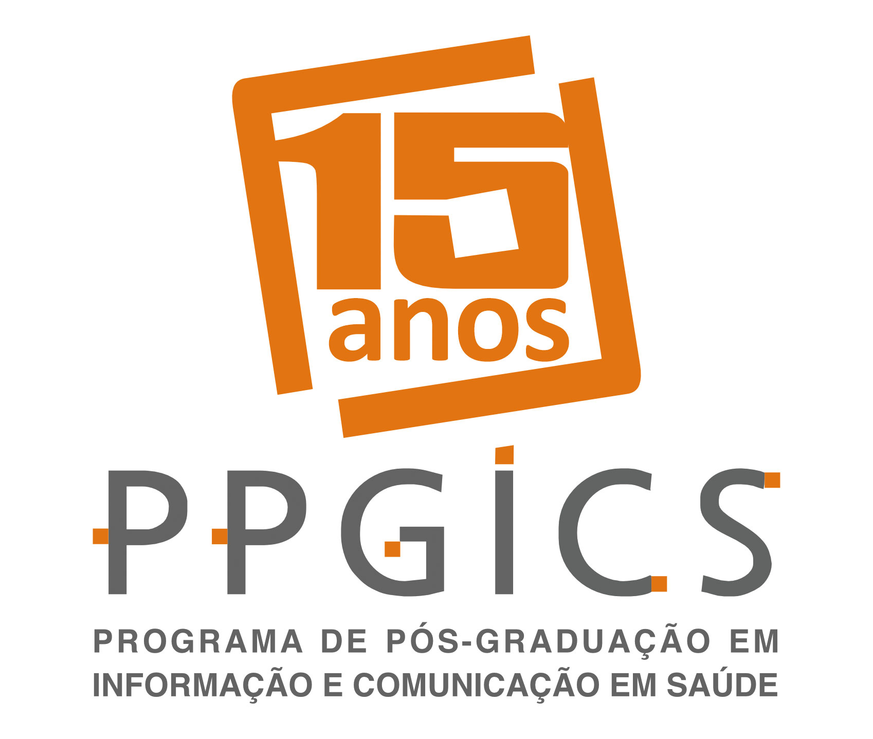 selo 15 anos PPGICS