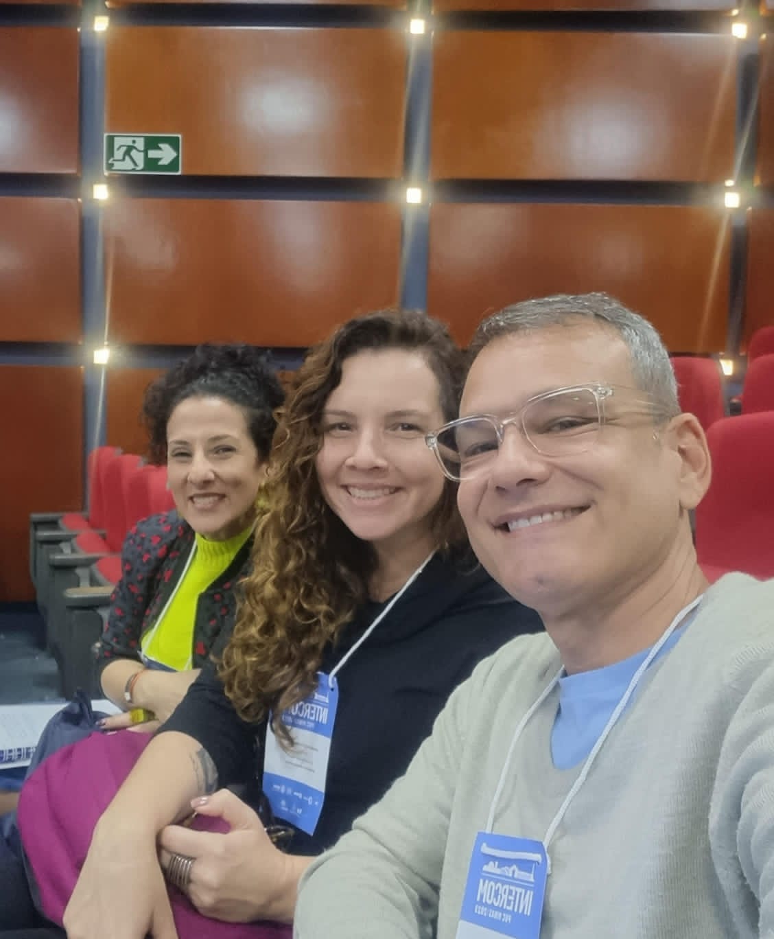 Daniela Muzi, Izamara Bastos, Sandro Torres - professores do PPGICS