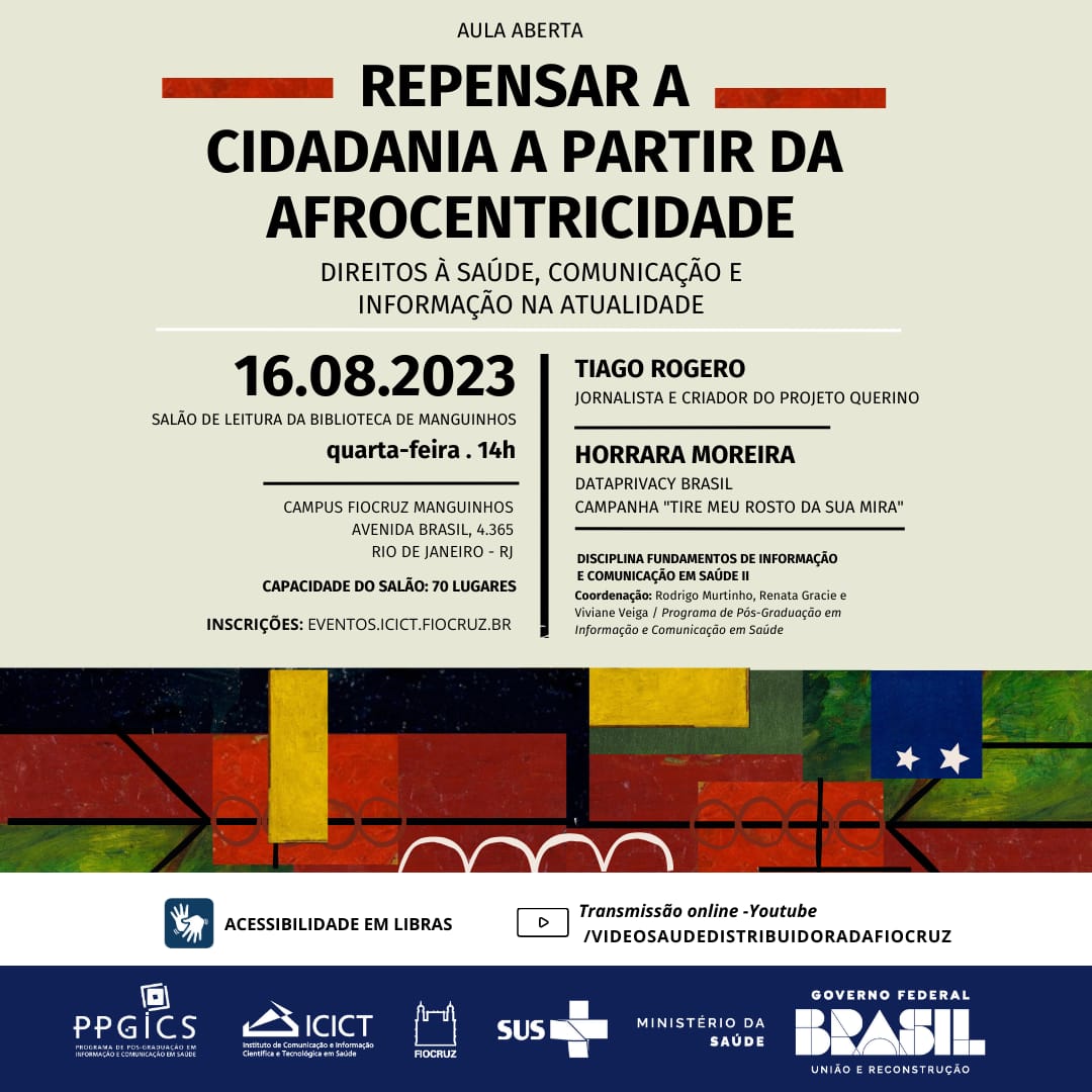 Cartaz da aula aberta icict