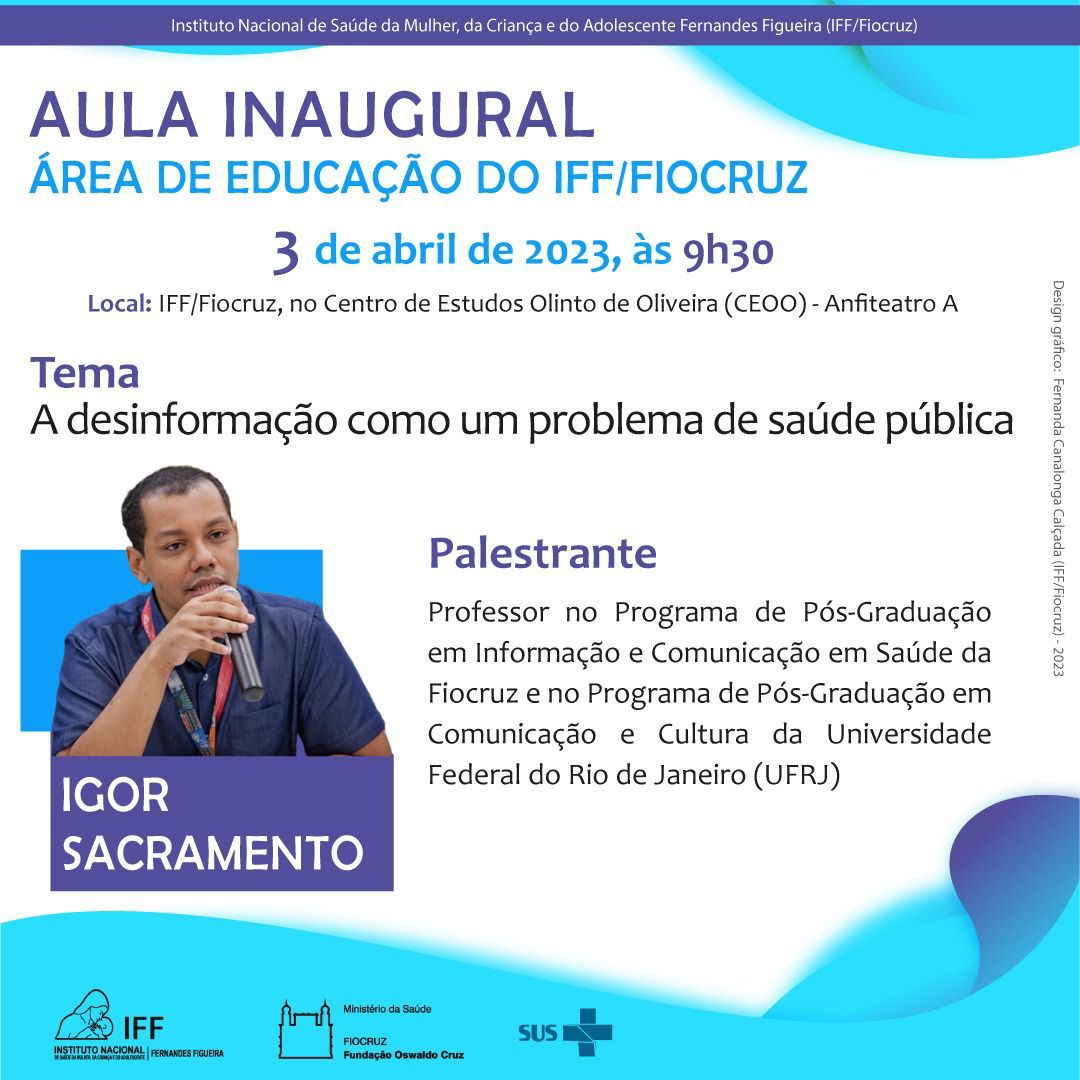 Aula inaugural Área de Educação